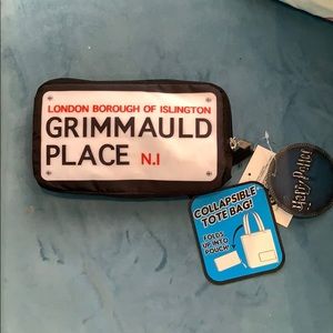 HARRY POTTER GRIMMAULD PLACE COLLAPSIBLE TOTE BAG